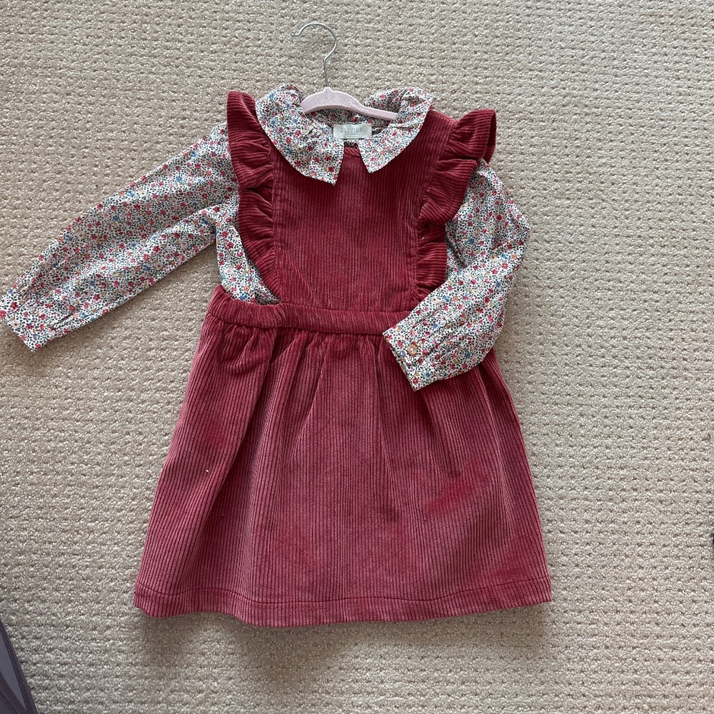 Oliver London size 2/3 jumper with blouse
